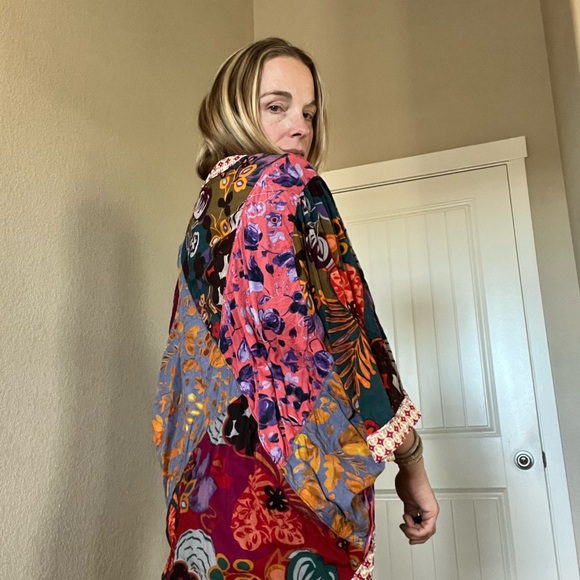 Anthropologie Multicolor Patterned Top - Picture 7 of 8